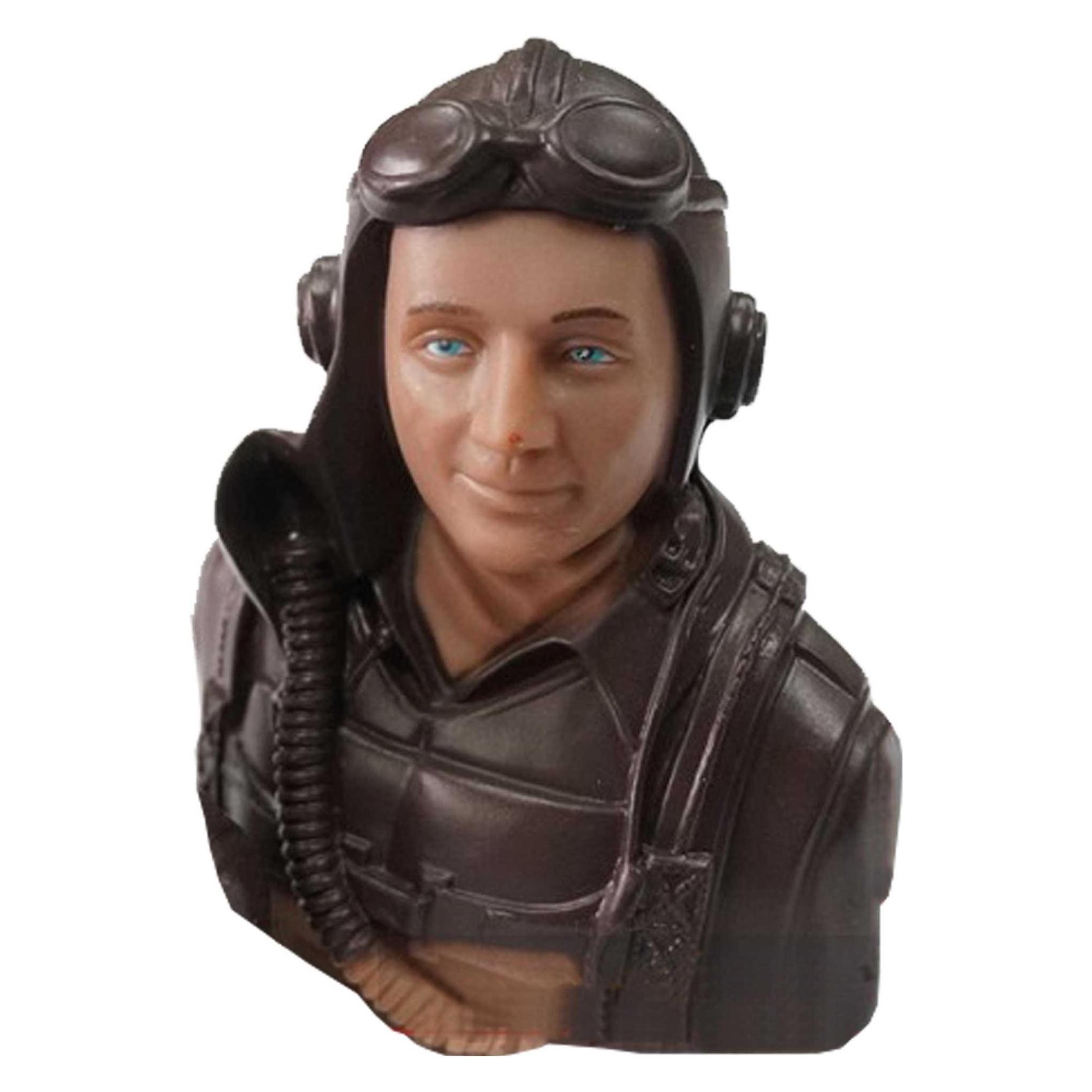 Planet-Hobby 1/5 WWII America Pilot Höhe 105mm, Breite 95mm, Tiefe 60mm Gewicht: 68g (JBM-P010A-P)