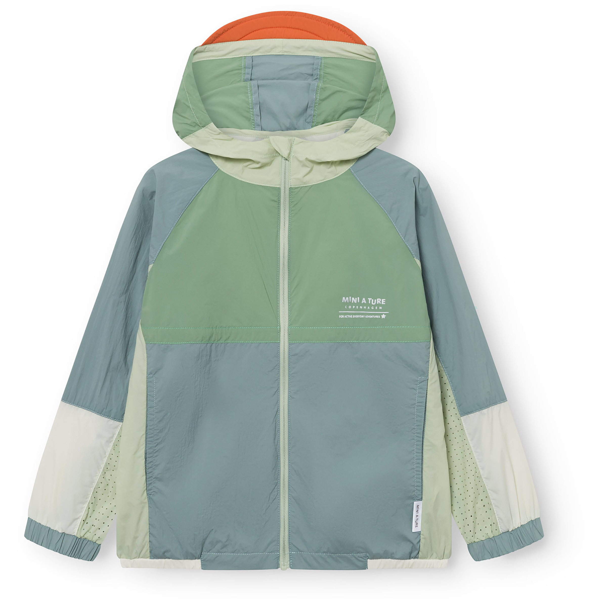 Mini A Ture Matmulti Color UV Kinder Freizeitjacke, Parkas gruen Größe 116 Lifestyle Atmungsaktiv