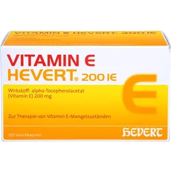 Vitamin E Hevert 200 Ie 100 ST