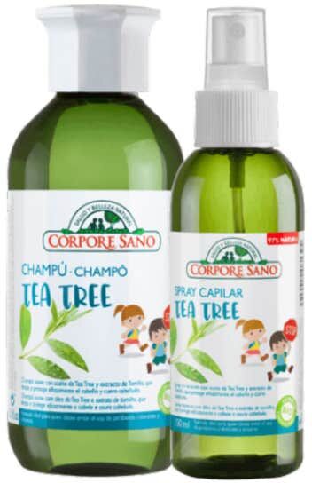 Corpore Sano Pack Tea Tree Champú + Spray Capilar