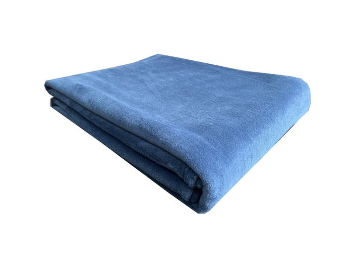 Wohndecke Corry - Farbe: blau - Material: Polyester - 91