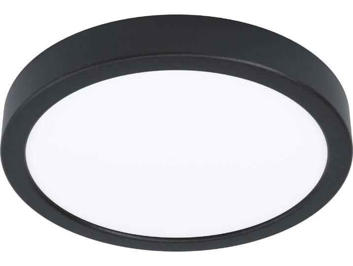 Eglo LED Plafonnier Fueva 6-Z noir Ø 21 x 3 cm RGB dimmable