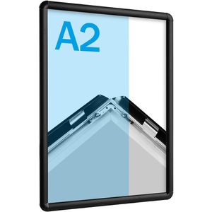 Sprintis Klapprahmen 25 mm Profil, DIN A2, schwarz, Aluminium
