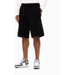 EA7 für Herren. 7M001491_AF17787 Shorts Logo Serie M schwarz (XXS), Sportlich, Baumwolle, Laufen, Sportbekleidung, Klassisch, Multisport