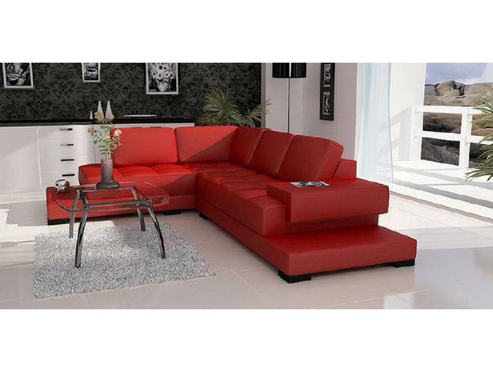 JVmoebel Ecksofa Modernes Kunstleder Sofa in zeitlosem Design und hoher Qualität, 1 Teile, Made in Europa