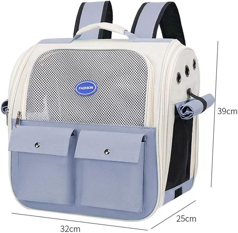 INF Sac à Dos de Transport pour Animaux - Confortable & Pratique Bleu