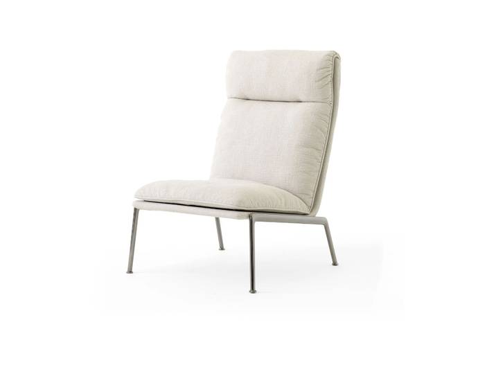 &Tradition Muno LN16 High back Lounge-Sessel Dark chrome-Cifrado 0221