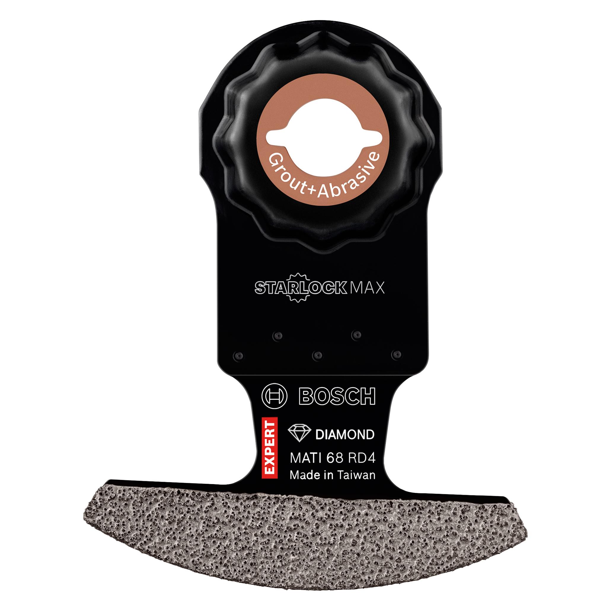Bosch Professional Zubehör EXPERT Corner Blade MATI 68 RD4 Blatt für Multifunktionswerkzeuge, 68 x 30 mm (2608900036)