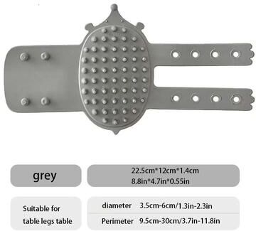 Inspired Finds FurEase Self Grooming Cat Massage & Hair Removal Brush 2pcs grey