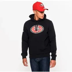 NEW ERA Herren Kapuzensweat NE92160FA14 TEAM LOGO PO, Größe XXL in Schwarz Schwarz