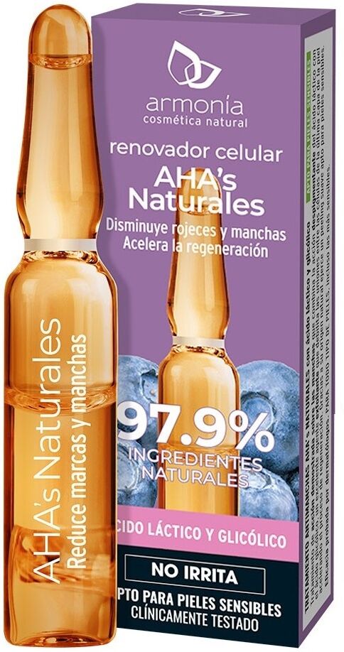 Armonía Cosmética Natural Natural AHA's Ampoules 1 Unit
