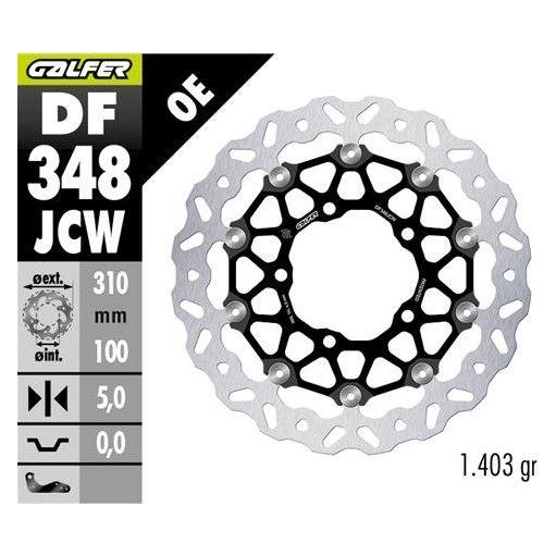 Galfer Bike GALFER Vorderradbremsscheibe für Suzuki GSX-R 600 '06-'07 GSX-R 750 '06-'07 GSX-R 1000 '05-'08 M (310 mm) (DF348JCW)