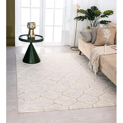 Läufer MERINOS "Studio 28262", beige, B:80cm H:12mm L:300cm, Polyester, Teppiche, Läufer, Hoch Tief Effekt, modernes Skandic Design