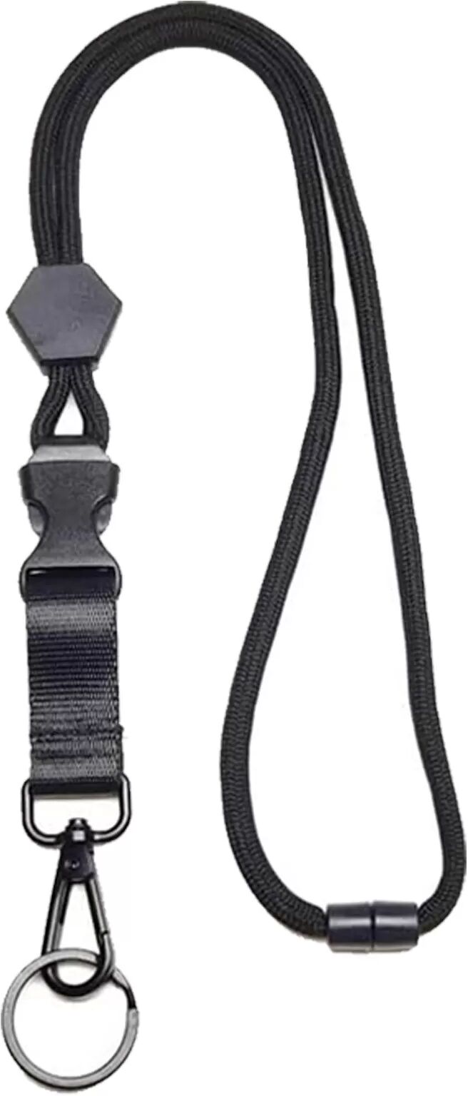 INF Hochleistungs-Lanyard Schwarz