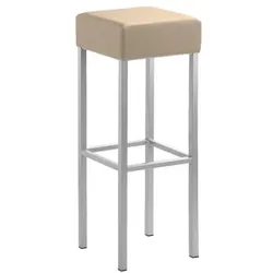 mayer Sitzmöbel Barhocker »myCUBUS« Kunstleder-Sitzfläche Sitzhöhe 91 cm (extra hoch) beige