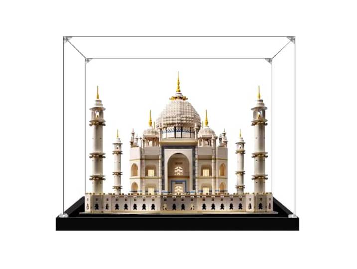 HAIWENFEIQI Acryl-Vitrine für Lego 10256 Taj Mahal, transparente, staubdichte Displaybox, kompatibel mit Lego 10256 Kit (Modell nicht im Lieferumfang enthalten) (2 mm)