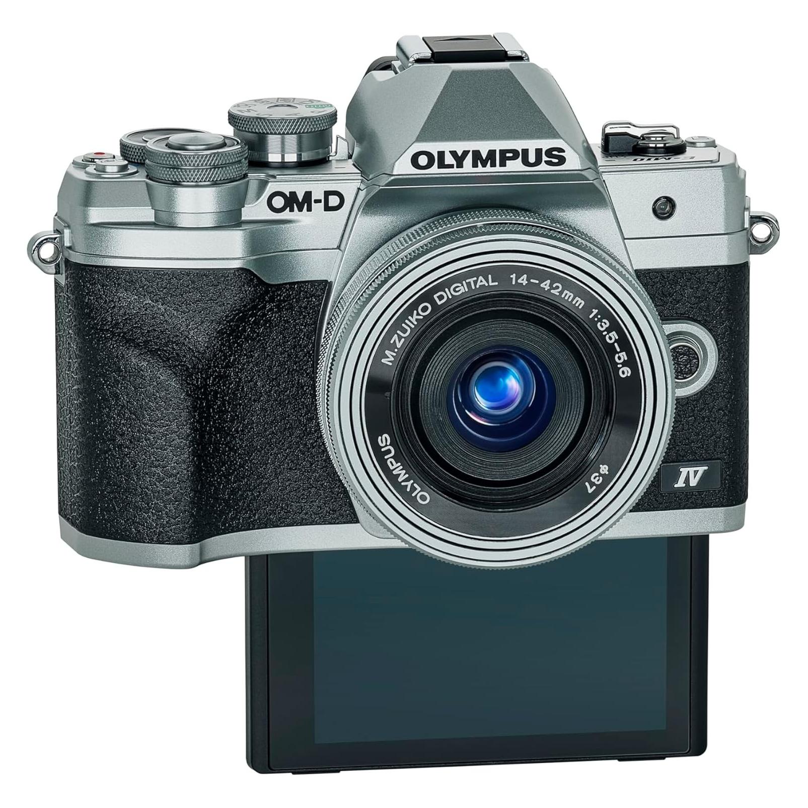 Olympus OM-D E-M10 Mark IV (14 - 42 mm, 20 Mpx, Micro Four Thirds) (V207132SE000)