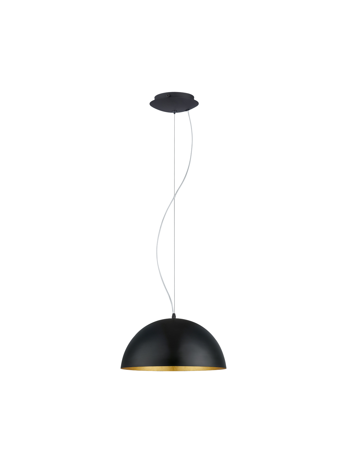 EGLO GAETANO 1 Hängeleuchte, schwarz, gold