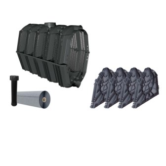 GRAFOTTOGMBH Sicker-Tunnel twin Set 3600 L, PKW-befahrbar 08441473