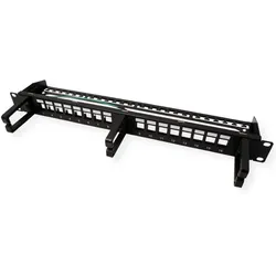 Roline Patchpanel Cat.6 / Class E, Server Zubehör, Schwarz