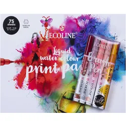Talens, Heft + Block, Ecoline (A4, Speziallineatur, Kein Einband)