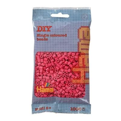 Hama 207-121 - DIY Bügelperlen Midi 5+, ca. 1000 Stück, Pink