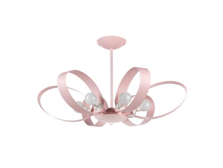 Kronleuchter, Pink, Metall, 65x110x65 cm, Lampen & Leuchten, Innenbeleuchtung, Hängeleuchten, Kronleuchter