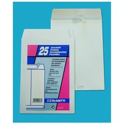 Blasetti, Briefumschlag, Mailpack Umschlag Papier Weiss (16 x 23 cm, 100x)