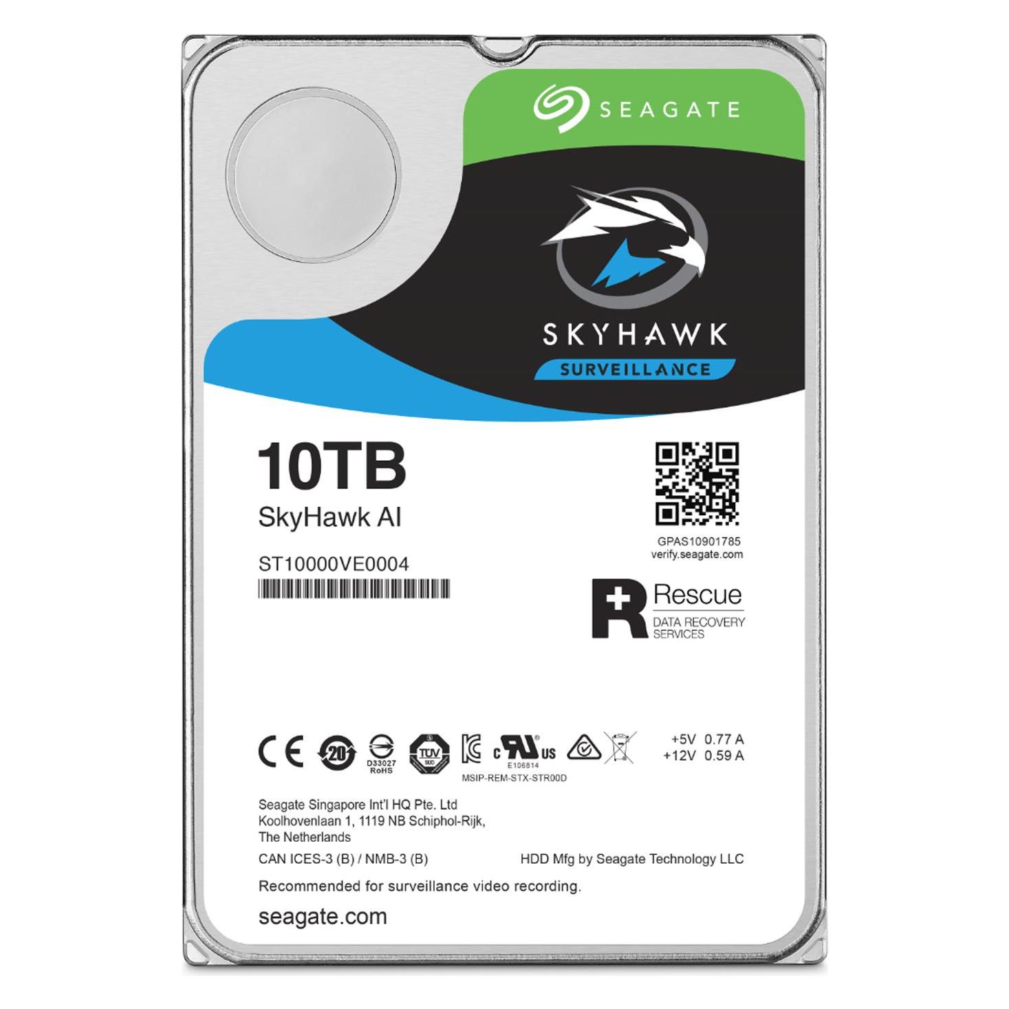 Seagate SkyHawk AI (10 TB, 3.5") (ST10000VE001)