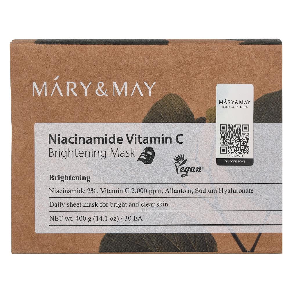 Mary&May MARY & MAY - Aufhellende Maske mit Niacinamid und Vitamin C (400 ml) (8809670681401)