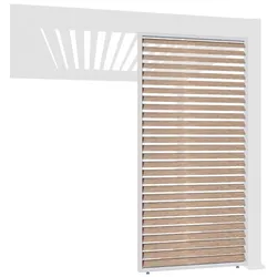 Pergoline Paneel Horizontal 0,93 Meter weiss holz
