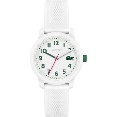 Quarzuhr LACOSTE "LACOSTE.12.12 KIDS", weiß, Armbanduhren, Kinder, Quarzuhr, Armbanduhr, Kinderuhr, Geschenk, Geburtstag, Schulanfang