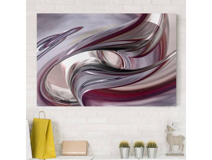 Leinwandbild Illusionary II Kunststoffart: Polyethylen Material: Kunststoff Motiv: Andere Muster: mit Motiv Violett 60cm