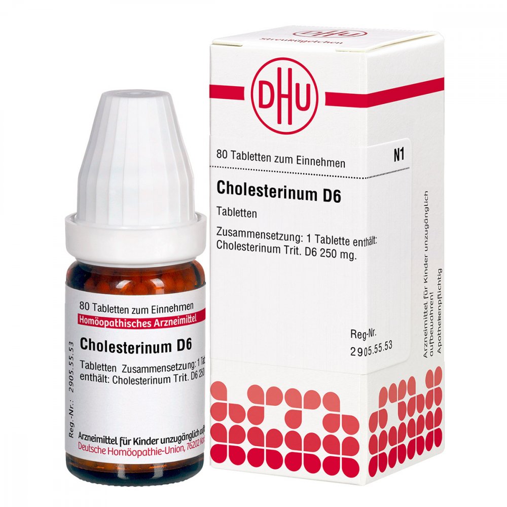 DHU-Arzneimittel GmbH & Co. KG Cholesterinum D6 Tabletten 02112594