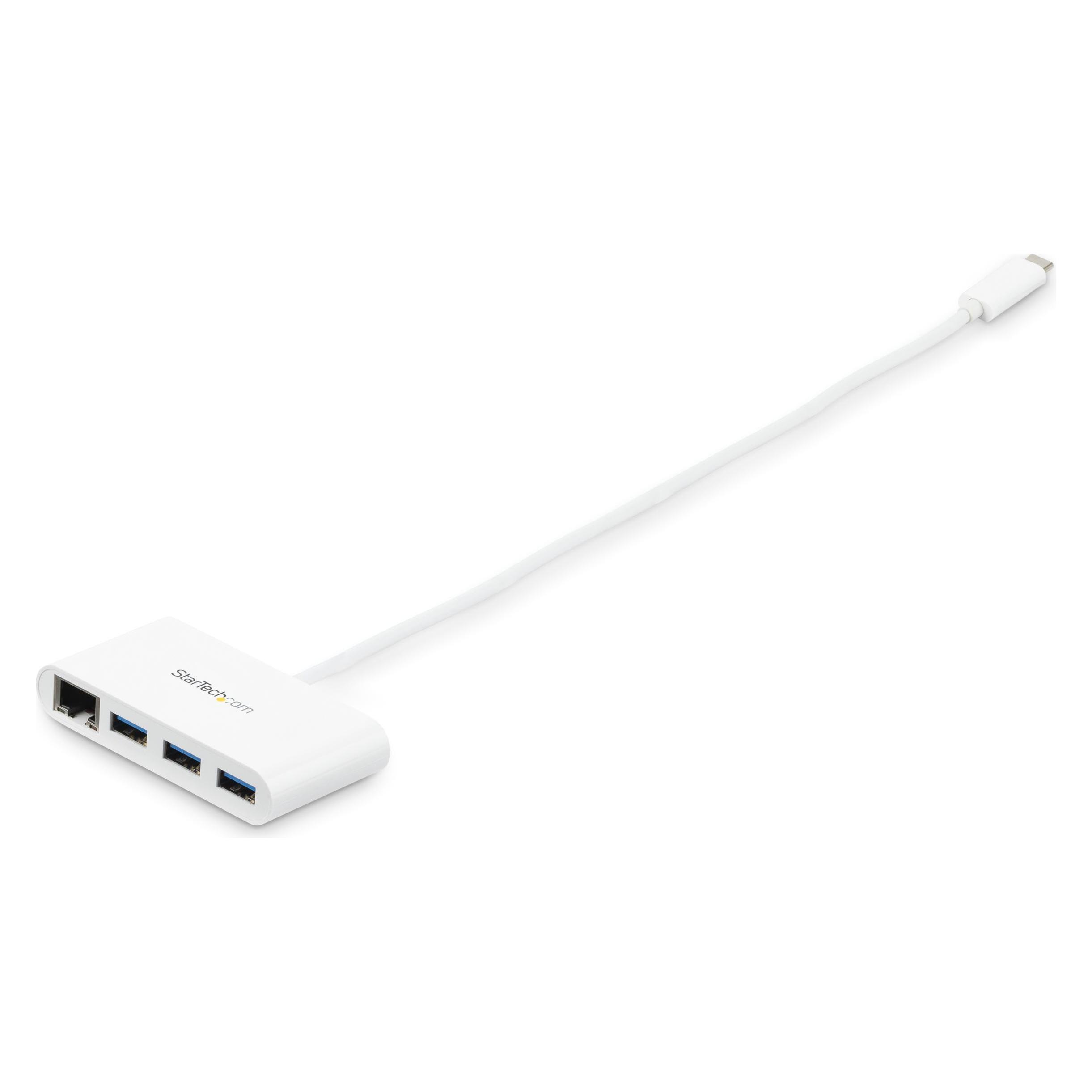 StarTech 3PT USB 3.0 HUB + GBE - USB-C (USB-C, 3 Ports) (HB30C3A1GEA)