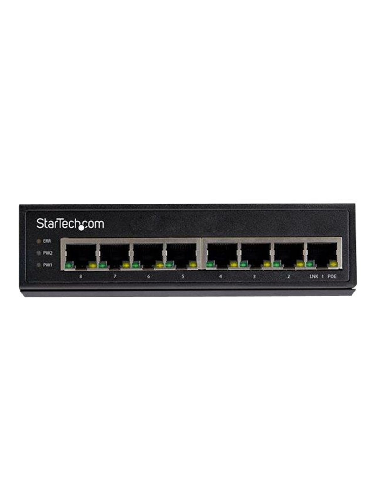StarTech.com Industrial 8 Port Gigabit PoE Switch - 30W - Power Over Ethernet Switch - GbE PoE+ Unmanaged Switch