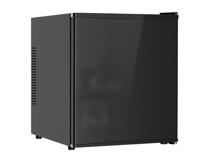 Homcom Mini-Kühlschrank 44l Schwarz 43/51/51,30 cm, Metall, 51.3 cm, Barzubehör & Weinzubehör, Barzubehör