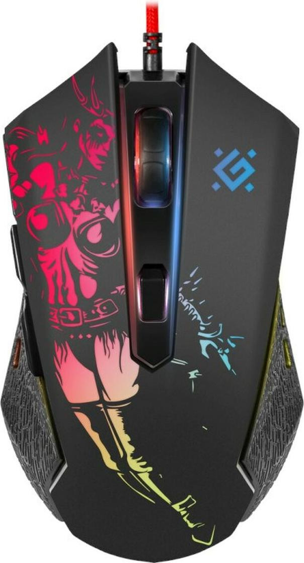 Defender SIN'SISTER GM-933 Gamingmuis, Rechts, Optisch, 7200 DPI, USB Type A, Zwart