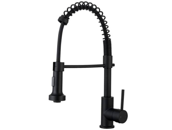 Essebagno Plimo mitigeur évier à douchette mobile noir mat