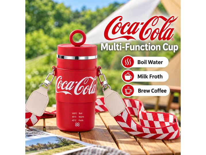 Tasse à mélanger automatique COKE, rechargeable, portable, pour café, lait, smoothie, milkshake, mini mixeur de cuisine
