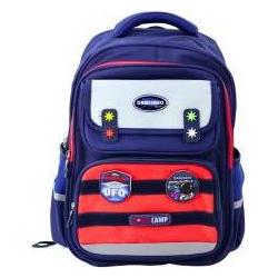 [n]fibrecare Kinder Schulrucksack Brustgurt Marineblau Rot Space 20L 38cm (20 l) (58762763)