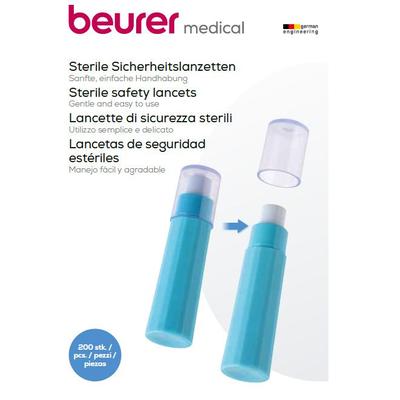 Beurer Sicherheitslanzetten steril 28 G 2,2 mm 100 St Lanzetten
