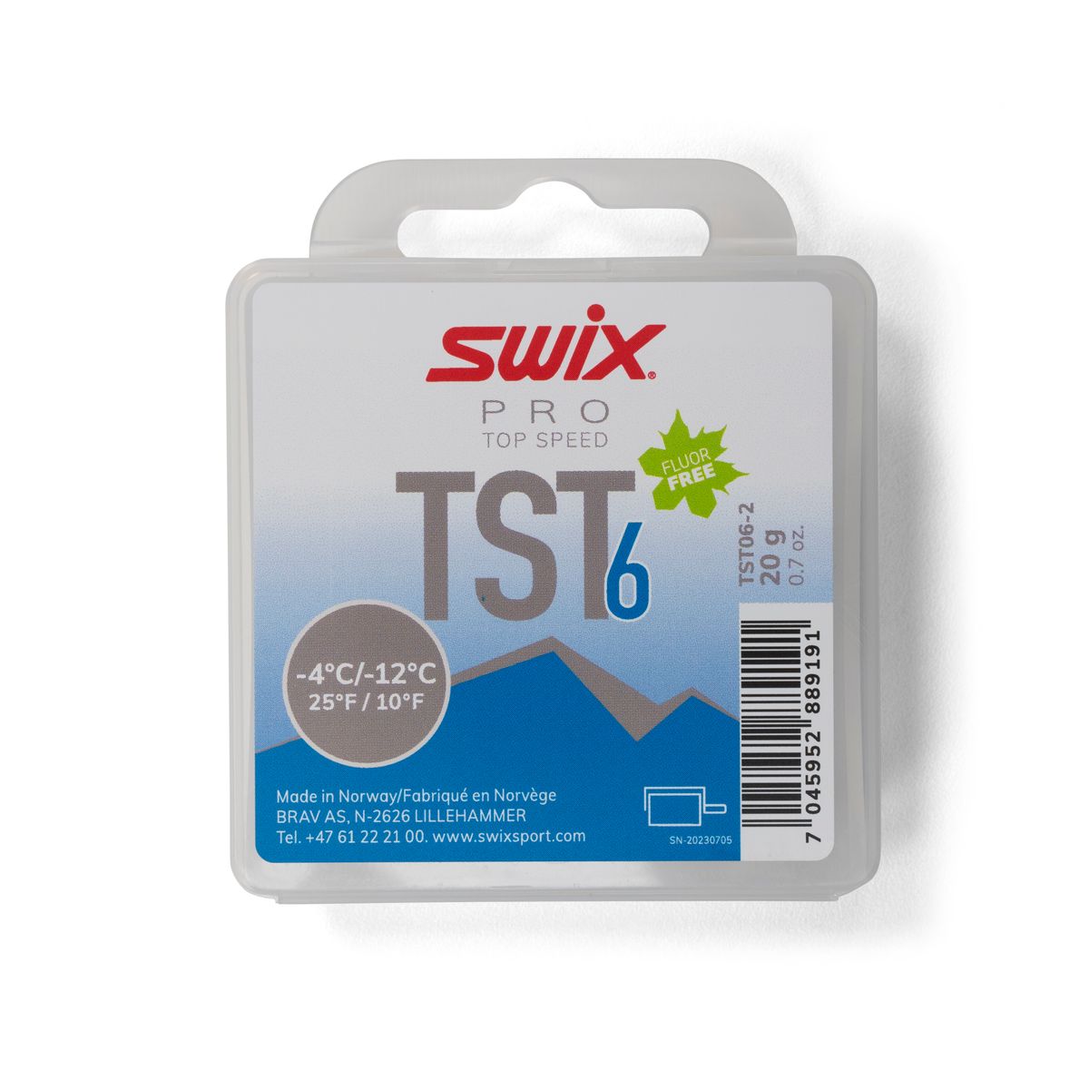 Swix TS6 Turbo Blue, -4°C/-12°C, 20g neutral TST06-2