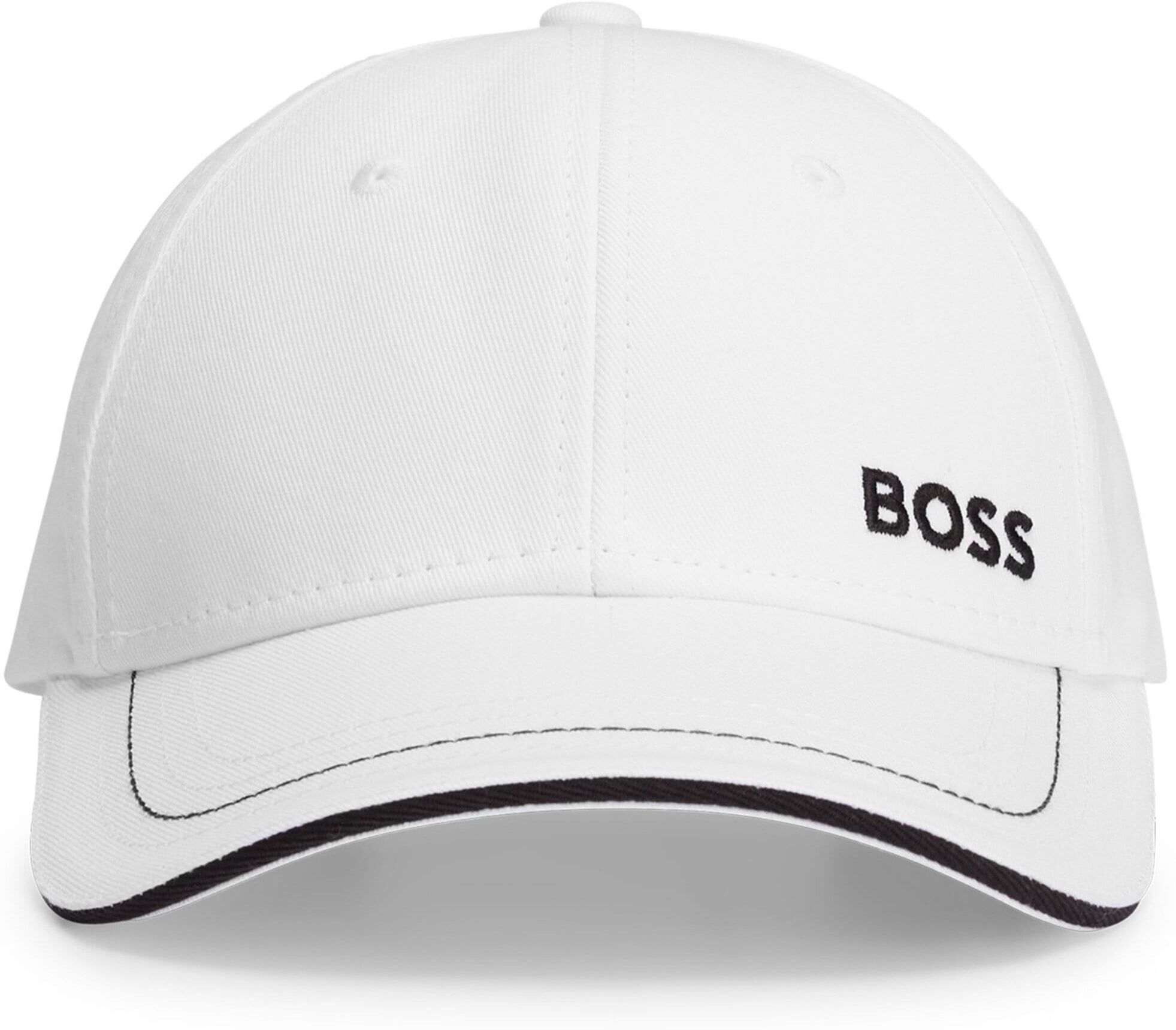 Snapback Cap BOSS "Cap", Herren, weiß, Obermaterial: 100% Baumwolle CO., Caps Snapback Cap
