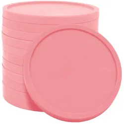 CombiCraft Ø29mm Kunststoff Wertmarken Chips oder Pfandmarken - Rosa - 100 Stück