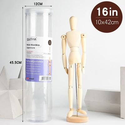 Uplifted Finds Artists Wooden Drawing Mannequin   Posable Human Figurine For Anatomy Study & Minimalist Home Decor 42 Cm