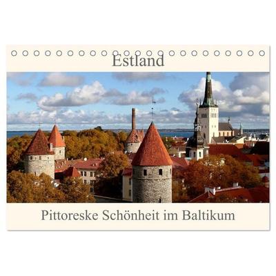 Estland - Pittoreske Schönheit im Baltikum (Tischkalender 2026 DIN A5 quer), CALVENDO Monatskalender