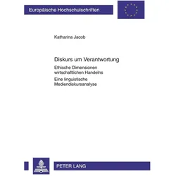 Diskurs um Verantwortung, Fachbücher von Katharina Jacob