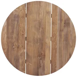 Diamond Garden Tischplatte SAN MARINO Ø 120 cm Rund, Recycled Teak