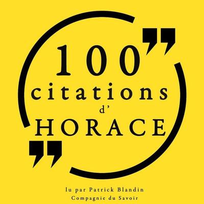 100 citations d'Horace - Horace, Audio, 9782821153875